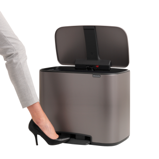 Kosz na śmieci Brabantia Bo 36l platyna - 2