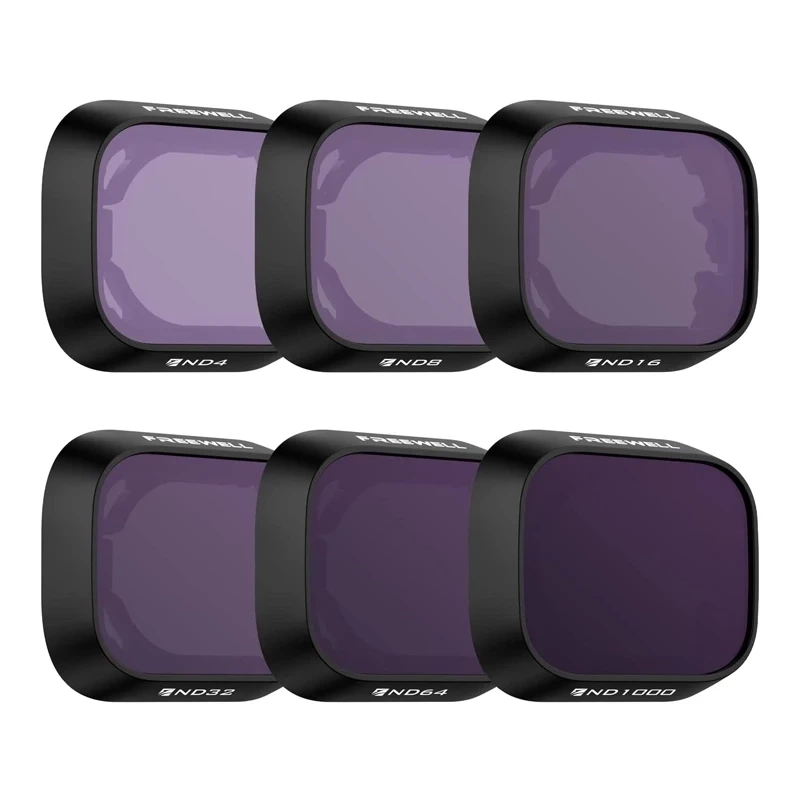  FREEWELL All Day ND4/8/16/32/64/1000 Filter Set DJI Mini 3 Pro/3