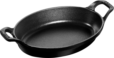 Owalne naczynie do pieczenia i zapiekania Staub - Czarny, 700 ml | BESTSELLER