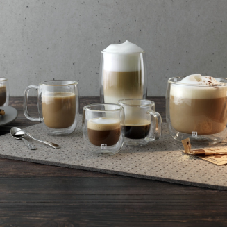 Zestaw dwóch filiżanek do espresso z uchwytem Zwilling Sorrento - 134 ml - 2