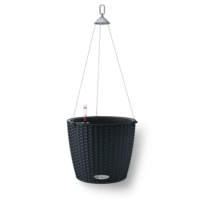 Donica Lechuza Nido Cottage 35 grafitowy czarny