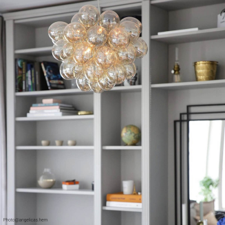 Lampa wisząca By Rydens Gross  8-fl amber - 3