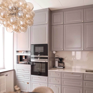 Lampa wisząca By Rydens Gross  8-fl amber - 2