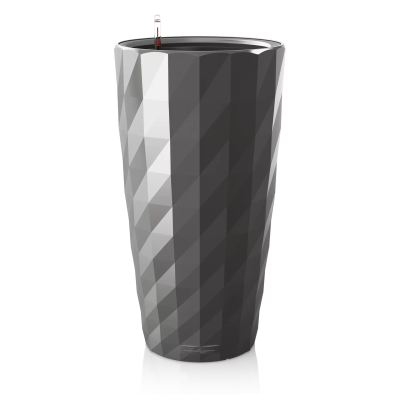 Donica Lechuza Diamante Premium 40 antracyt połysk