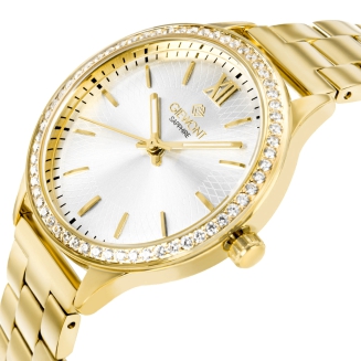 Zegarek Damski Giewont Sapphire Złoto Srebrny GW1140-B2 - 2