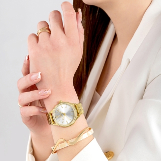 Zegarek Damski Giewont Sapphire Złoto Srebrny GW1140-B2 - 5