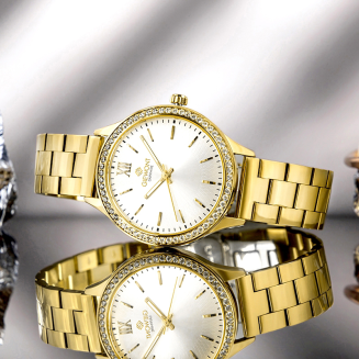 Zegarek Damski Giewont Sapphire Złoto Srebrny GW1140-B2 - 7