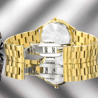 Zegarek Damski Giewont Sapphire Złoto Srebrny GW1140-B2 - 8