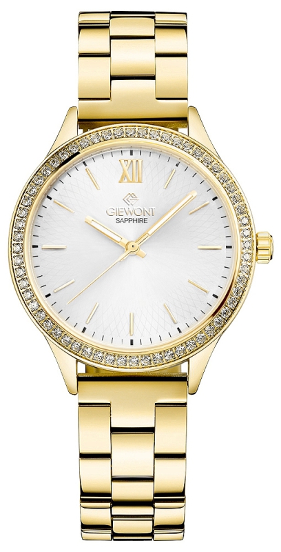Zegarek Damski Giewont Sapphire Złoto Srebrny GW1140-B2
