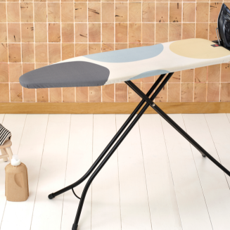 Deska do prasowania Brabantia B 124x38 cm z podstawą na żelazko parowe Spring Bubbles PerfectFlow - 7