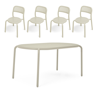  Combi Offer 3: Fatboy Tavolo Toní garden table + 4 x Fatboy Bistro Chair Toní garden chair - 3
