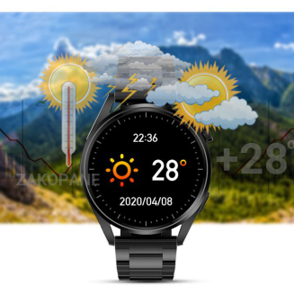 Smartwatch GIEWONT Vertex SmartCall GW450-1 Carbon/Carbon Silikon - 13