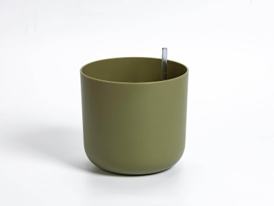 PLASTIA TOLITA Doniczka samonawadniająca okrągła z wkładem 16 cm zielony