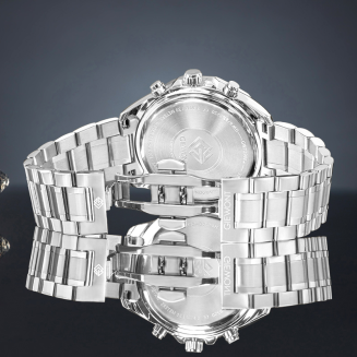 Zegarek Męski Giewont Chronograph Sapphire Srebrny GW7290-B2 - 6