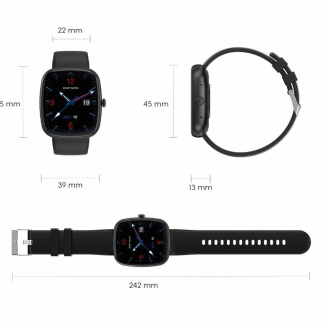 Smartwatch Męski GRAVITY GT18-4 Pomarańczowy Pasek Silikonowy + Czarny Pasek - 26