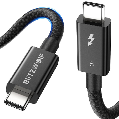 Kabel BLITZWOLF BW-HDC8 USB-C-USB-C 1.5m 240W (czarny)
