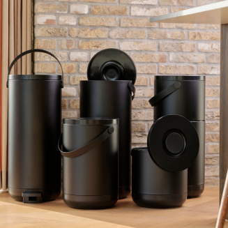  Zone Denmark Circular 15l Black Waste Bin - 3
