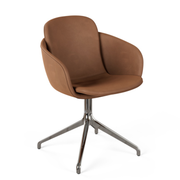 Krzesło obrotowe SACKit Chair no. One S2 Luna Walnut | Silver