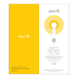 Suszarka do włosów Deerma DEM-CF50W (biały) - 9