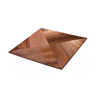  Artelegno walnut wood plate placemat, 33 cm - 3