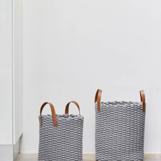 Kosz na pranie Aquanova Rudon grey 55 cm - 3