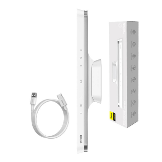 Lampa magnetyczna Baseus Magnetic Stepless Pro, z panelem dotykowym (biała) - 8