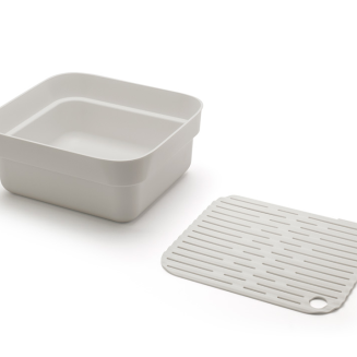 Pojemnik do zmywania z ociekaczem Brabantia Sink Side jasnoszary - 7