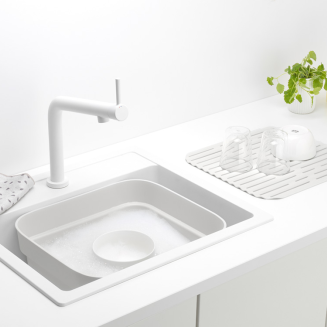 Pojemnik do zmywania z ociekaczem Brabantia Sink Side jasnoszary - 11