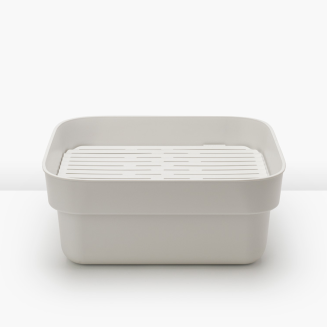 Pojemnik do zmywania z ociekaczem Brabantia Sink Side jasnoszary - 4