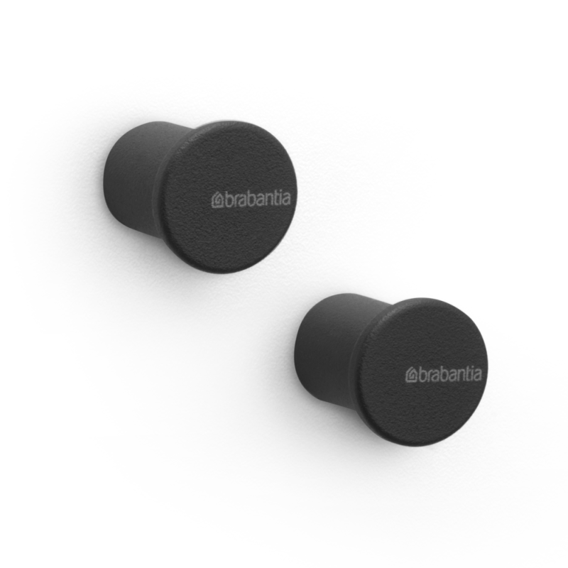 Haczyki na ręczniki Brabantia MindSet Grey 2 sztuki