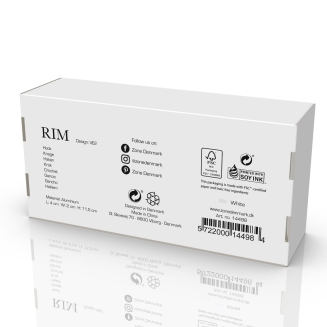 Wieszak ścienny podwójny Zone Denmark Rim White - 3