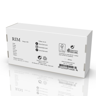 Wieszak ścienny podwójny Zone Denmark Rim White - 3