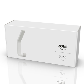 Wieszak ścienny podwójny Zone Denmark Rim White - 2