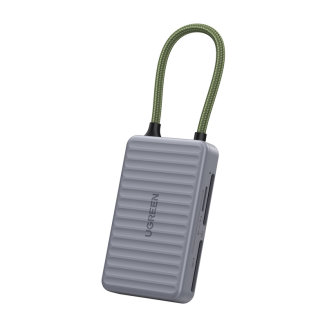 Czytnik kart UGREEN CM868 USB-C 2xSD 1xTF (szary) - 2