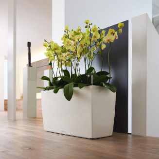 Donica Lechuza Cararo Premium srebrny metallic - 6