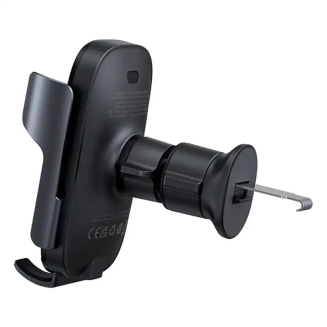 Uchwyt samochodowy z ładowarką Baseus MilkyWay Pro 15W (czarny) - 5