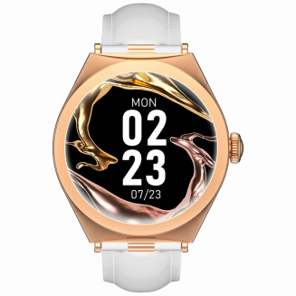 Smartwatch Gravity Różowe Złoto Biały GT25-5 - 2