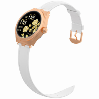 Smartwatch Gravity Różowe Złoto Biały GT25-5 - 3