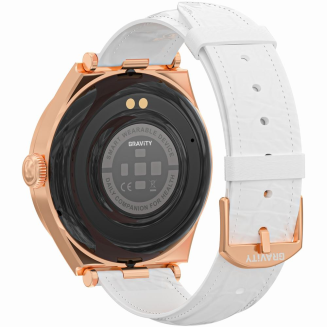 Smartwatch Gravity Różowe Złoto Biały GT25-5 - 4