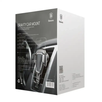 Uchwyt samochodowy BASEUS Gravity Car Mount na kratkę (czarny) - 9