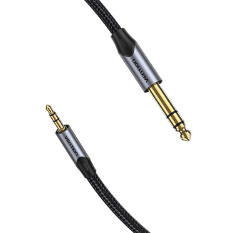 Kabel audio 3,5mm TRS do 6,35mm Vention BAUHJ 5m Szary - 3