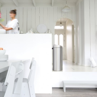 Kosz Brabantia Touch Bin 30l stal połysk - 4