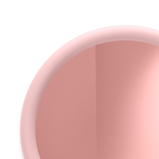 Lustro dekoracyjne Fatboy Mirage Halo Pastel Pink 60 cm - 4