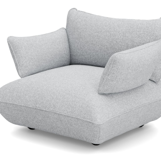  Fatboy Sumo Loveseat Boucle Light Gray Melange sofa - 3