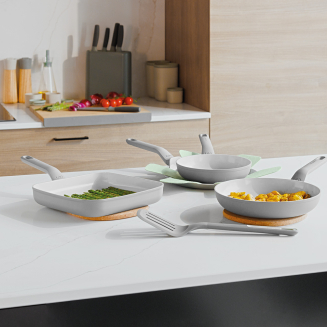 Zestaw patelni BergHOFF Balance Moonmist z łopatką - 11
