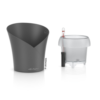 Doniczka na storczyki Lechuza Orchidea Color szara - 6