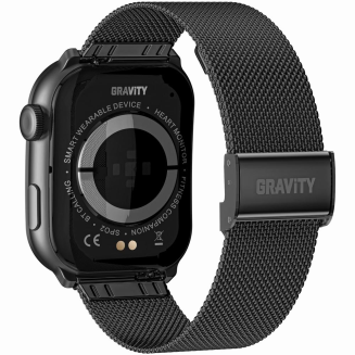 Smartwatch Męski GRAVITY GT28-2 Pasek + Bransoleta Pomarańczowo Czarny - 8