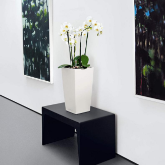 Donica Lechuza Cubico Color 22 | 30 | 40 piaskowy brąz - 12