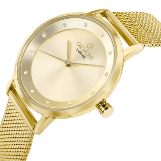 Zegarek Damski Giewont Sapphire Złoty GW4130-B2 - 2