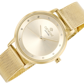 Zegarek Damski Giewont Sapphire Złoty GW4130-B2 - 3